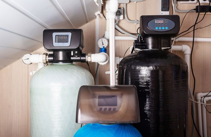 Water Softener Installation in Utility Room